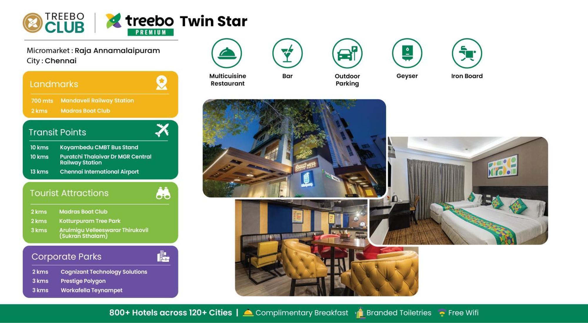 Treebo Premium Twin Star Hotel Chennai Exterior photo